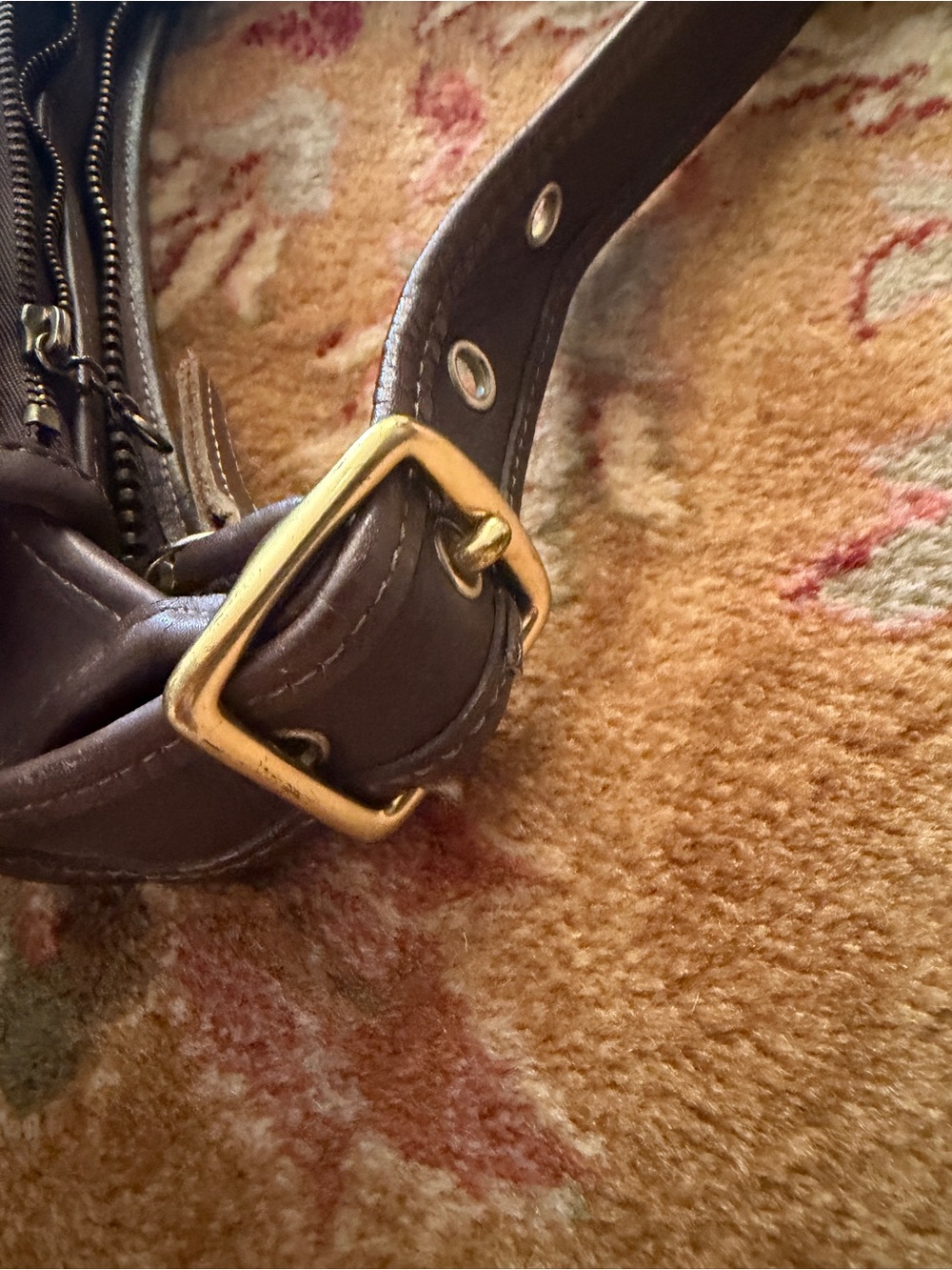 Complete Vintage 1997 Coach Legacy Zip Bag 9966 with Coach Hang Tag! - Picture 7 of 13